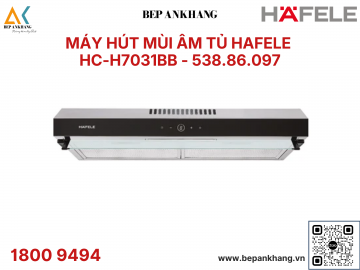 Máy hút mùi Hafele HC-H7031BB - 538.86.097 - thương hiệu Đức